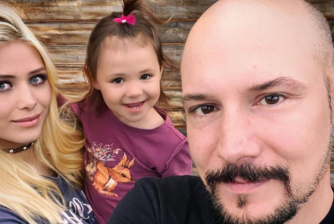 Bohus Matus s rodinou