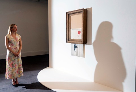 Banksyho Dievča s balónikom