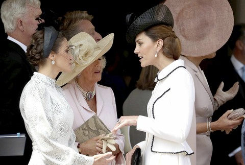 Letizia, Camilla a Kate