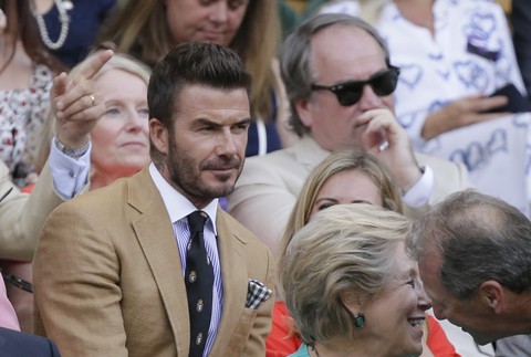 David Beckham na Wimbledone