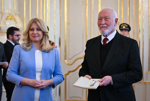 Prezidentka odovzdávanie medali