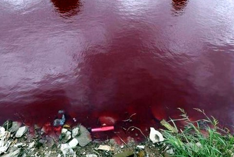 Rieka vyplavila odpad