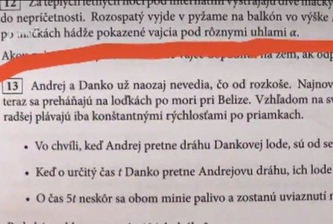 FOTO: Andrej Danko sa dostal do príkladov z fyziky. Študenti riešili aj jeho stožiar