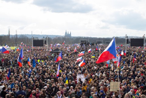 Protesty v Prahe 2