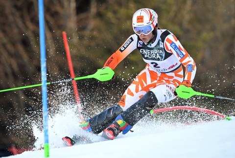 Petra Vlhová slalom žien Svetového pohára v alpskom lyžovaní