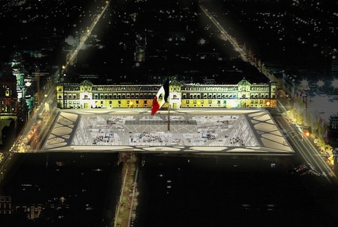 Zemedrapy-miesto mrakodrapov, mexický projekt