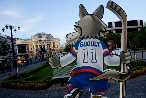 Vlk Goooly - maskot MS v ľadovom hokeji 2011 na Slovensku