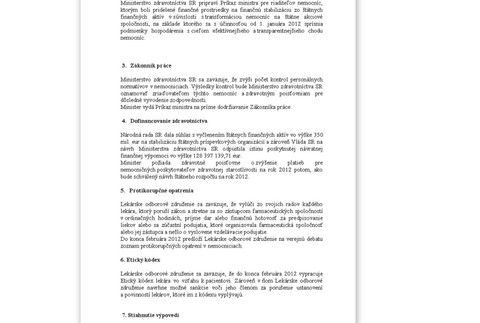 Memorandum MZ SR a LOZ strana 2