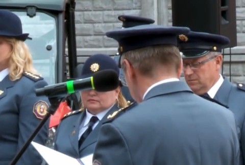 Ocenenie bývalého hasiča