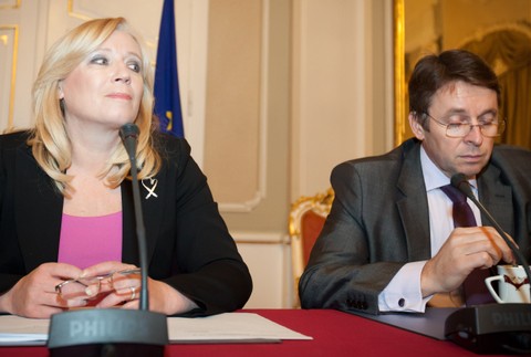 Iveta Radičová a Ivan Mikloš