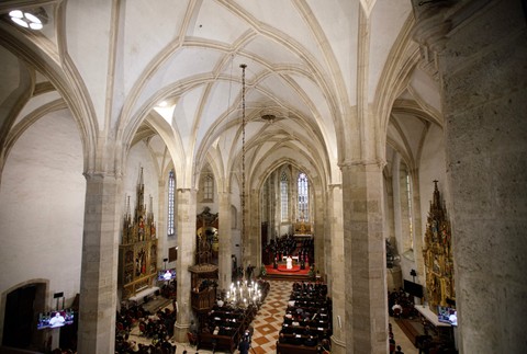 Pápež v Dóme sv. Martina