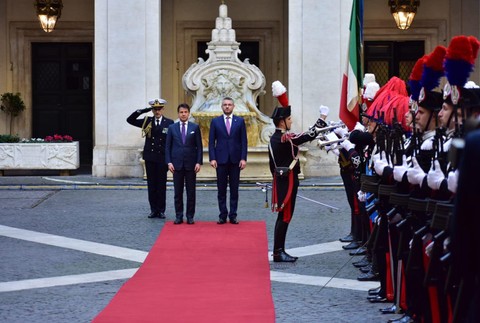 Peter Pellegrini v Ríme