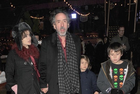 Helena Bonham Carter, Tim Burton a ich dve deti
