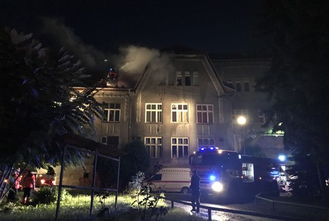 požiar nemocnice v Hnúšti