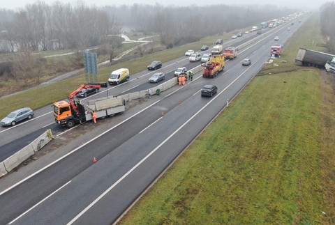 Nehoda na diaľnici D1