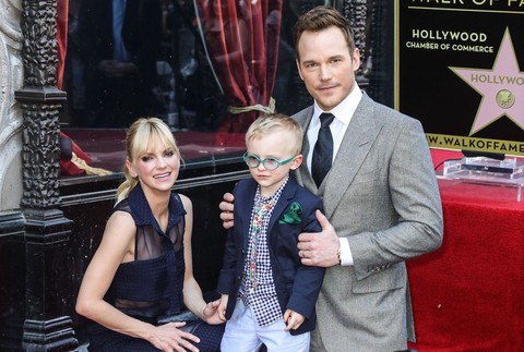 Chris Pratt s rodinou