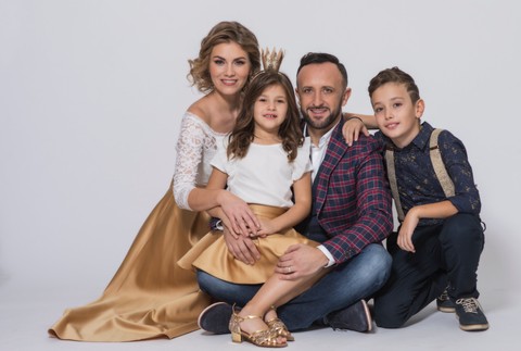 Ondrej Kandráč s rodinou