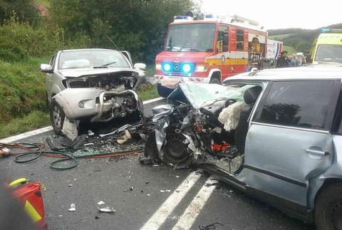 Čelná zrážka pri Giraltovciach