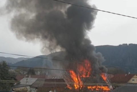 Ničivý požiar pri Brezne. 