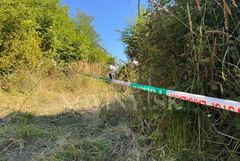 V lese našli obhorené ľudské telo 3