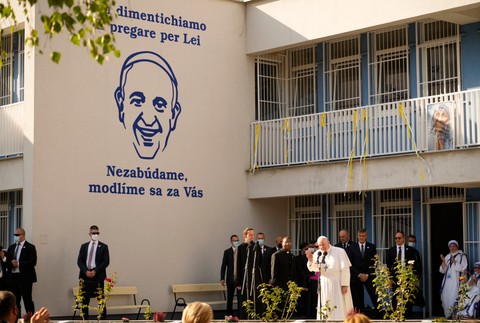 Pápež v Centre Betlehem