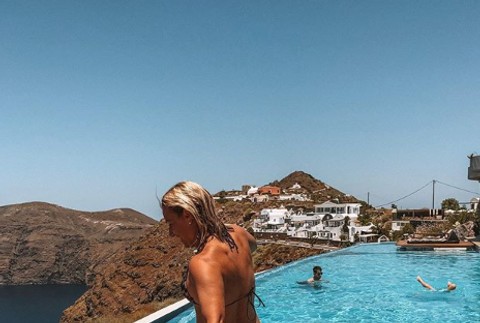 Dominika Cibulková a jej plavky