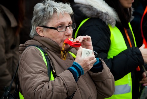 Štrajk učitelia študenti Bratislava protest 1