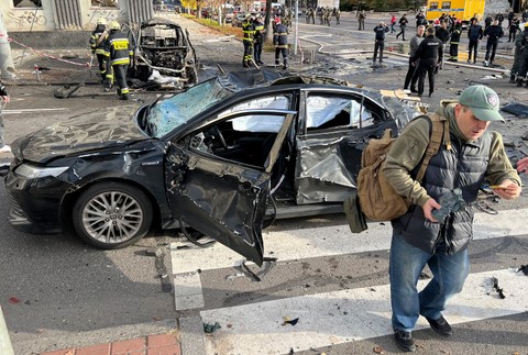 Kyjevom otriaslo viacero výbuchov