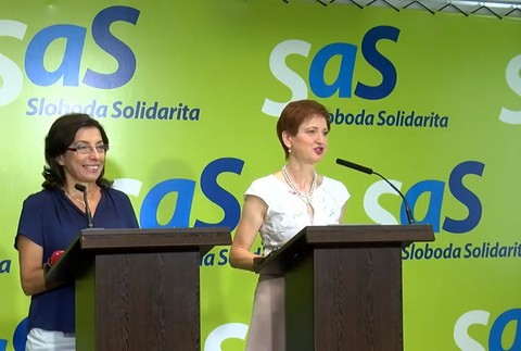 brífing poslankýň SaS