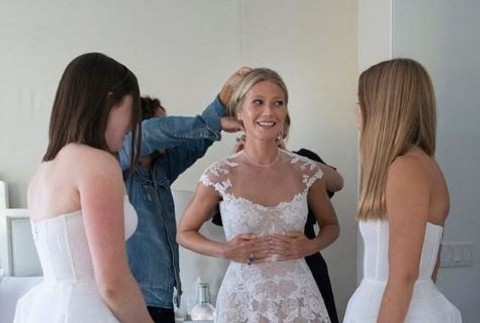 Gwyneth Paltrow s družičkami