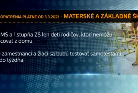 Vláda zaviedla nové opatrenia.