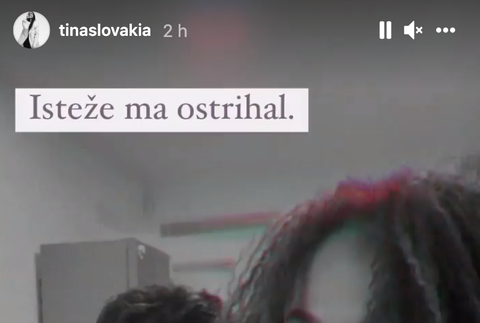 Tina sa nechala ostrihať synovi