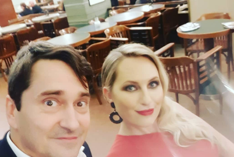 Saša Rašilov s manželkou Lídou