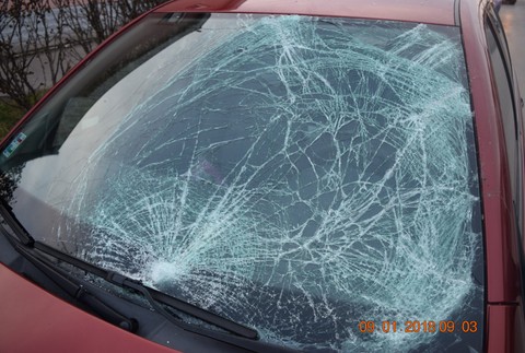 Šurany zrážka auto chodci 3