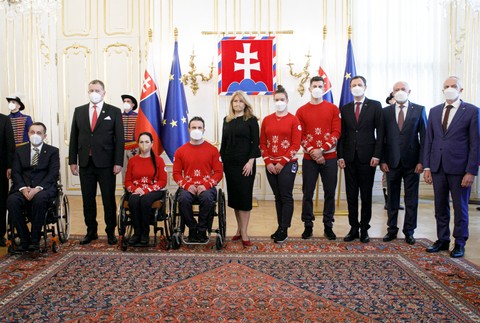 Prezidentka prijala   zástupcov slovenskej olympijskej a paralympijskej výpravy (3)