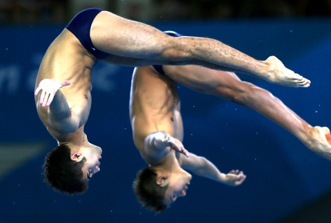 Skoky do vody German Sanchez Sanchez Ivan Garcia Navarro Mexiko