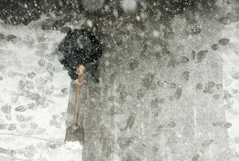 Snehová búrka v USA, zima