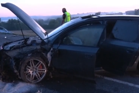 čelná zrážka Vráble