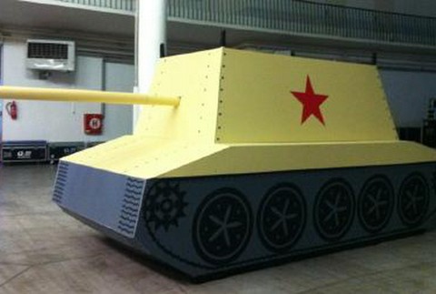 Tank v zákulisí ČSMT