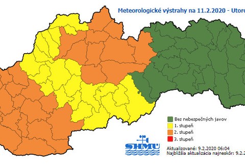 Slovensko sa prebudilo do slnečného rána. Fúkať by mal len slabý vietor