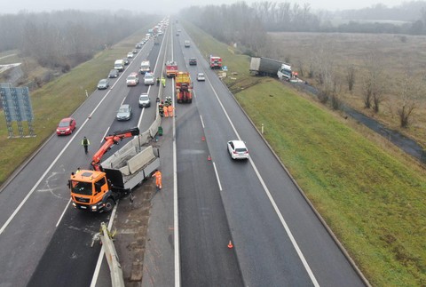 Nehoda na diaľnici D1