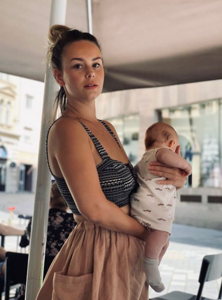 Dominika Kavaschová s Maiou