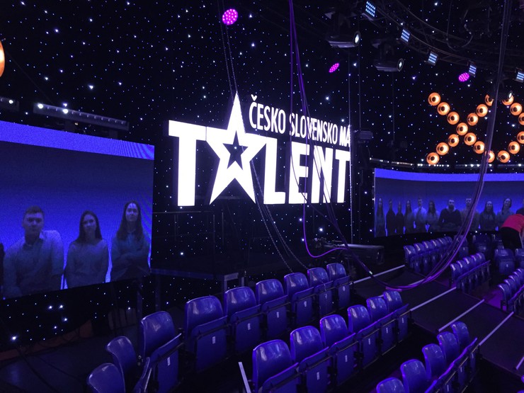 Prípravy na nakrúcanie šou Česko Slovensko má talent