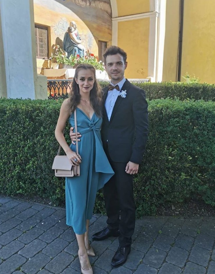 Dávid Hartl a jeho snúbenica Martina