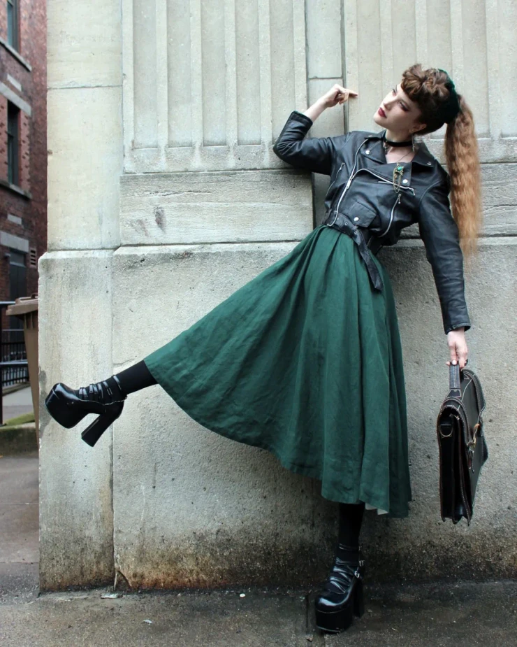 Nákupné maniačky - kožená bunda