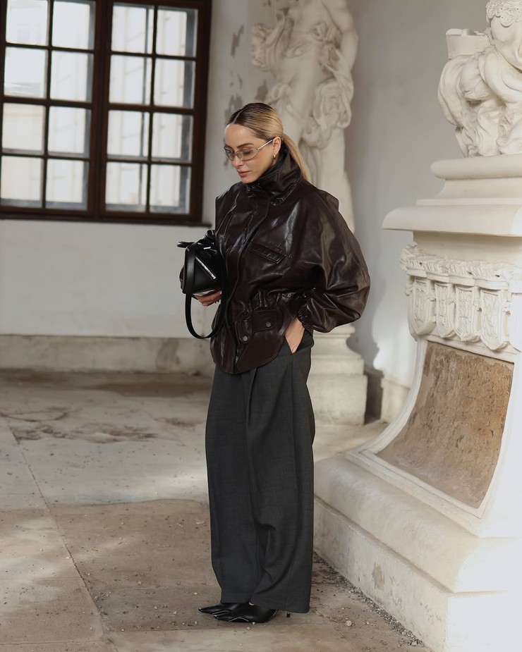 Nákupné maniačky - kožená bunda