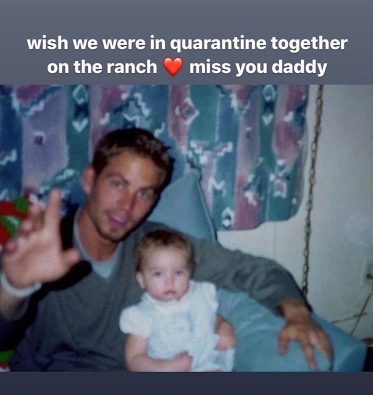 Paul Walker a jeho dcéra Meadow