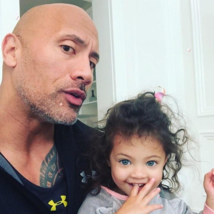 Dwayne "The Rock" Johnson a dcérka Jasmine