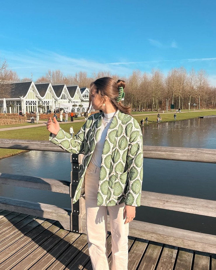 Nákupné maniačky - zelená farba v outfitoch