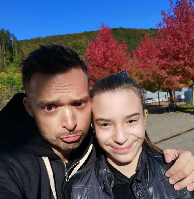 Robo Pappa s dcérou Isabellou